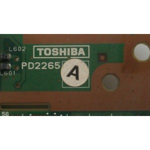 TARJETA DIGITAL / TOSHIBA 23148435 / PD2265A / A5A001524010 / PD2230A	 MODELO 46HM15