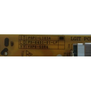 FUENTE / LG EAY62609701 / EAX64276501/17 / 62609701 / EAX64276501 / PSPI-L103A / 3PAGC10073A-R / PANEL PDP50R40000 / MODELOS 50PA4500-UM / 50PA4500-UF / 50PM6700-UB / 50PA5500-UG / 50PA5500-UA / 50PM9700-UA / MAS MODELOS COMPATIBLES EN DESCRIPCION