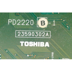 SEÑAL DE A/V TUNER / PD2220B-1 / PD2220 / TOSHIBA 75001615 / 23590302A / 23547861 / MODELO 50HP95	