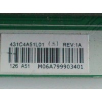 MAIN / STY32T / TOSHIBA 75025867 / 431C4A51L01 / 461C4A51L01 / MODELO 40FT2U / PANEL V400H1-L10 Rev.C1