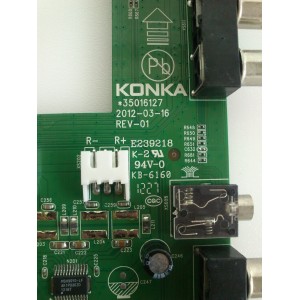 MAIN / KONKA 35016127 / GS12-032812 / MODELO KL39QS701U	