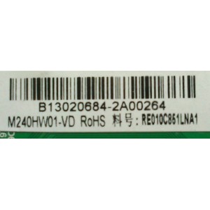 MAIN / RCA 24RE010C851LNA1-A1 / T.RSC8.51 / MODELO LED24C45RQD	