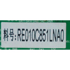 MAIN / RCA 42RE010C878LNA0-A1 / T.RSC8.78 / E12080199 / A12327 / RE010C851LNA0	