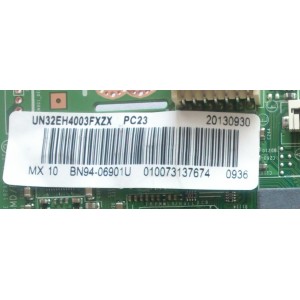 MAIN / SAMSUNG BN94-06901U / BN41-01876 / BN97-05375B / MODELO UNH32E4003F	