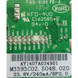 MAIN / AOYUAN / SPELER AY1407A034 / KFD-4V0 / KB6160 / 3BD0007418 / MODELO M3393C02.S02	