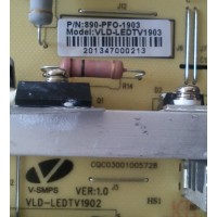 FUENTE DE PODER / SEIKI 890-PFO-1903 / VLD-LEDTV1903 / MODELO  SEIKI SE65GY25 /  ElEMEMT  MODELO  ELEFW651