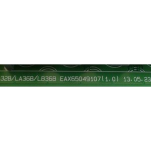 MAIN / LG EBT62681723 / EAX65049107(1.0) / PANEL`S HC500DUN-VCFP1-11XX / LC500DUE (SF)(R2) / MODELO 50LN5100-UB BUSJLHR