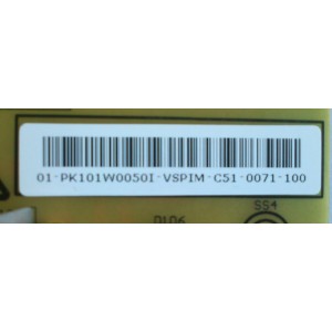 FUENTE DE PODER / TOSHIBA 75033153 / PK101W0050I / FSP156-3FS01 / PANEL LC500DUE (SF)(R1) / MODELOS 50L2300U / 50L4300U / 50L1350U