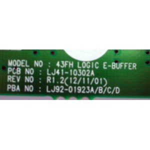 BUFFER RT / LG LJ92-01923A / LJ41-10302A / 923A / MODELO PN43F4500AFXZA UD01	