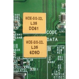 MAIN / WESTINGHOUSE 69.EB41M.02A / 69EB41M02A / SIS2528US-A-HS / MODELO LD-3235 TW-64401-U032D	
