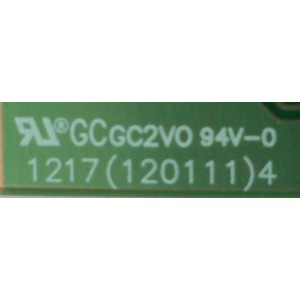 TARJETA DRIVE LED / VIZIO LJ97-00227B / 00227B / SSL550_3E1B / 1217(120111)4 / MODELO	