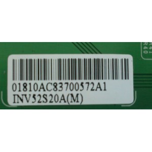 BACKLIGHT INVERSOR MASTER / TOSHIBA LJ97-01810A / SSI520A_20A01 / 01810A / INV52S20A(M) / MODELO 52RV535U (MASTER)	