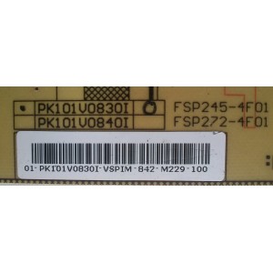 FUENTE DE PODER ((NUEVA)) / TOSHIBA 75013355 / PK101V0830I / FSP245-4F01 / 3BS0194112GP / MODELO 40RV525U