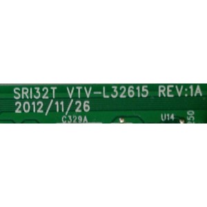 MAIN / TOSHIBA 461C5Y51L01 / 431C5Y51L01 / SRI32T VTV-L32615 / 7160081-6 / MODELO 32L2300UM	