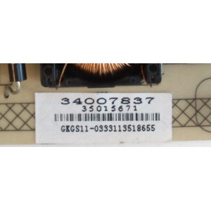 FUENTE DE PODER PARA TV TOSHIBA / NUMERO DE PARTE 35015671 / 34007873 / 34007837 / GS11-033311 / KPS+L070C2 / MODELO LE3250