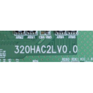 T-CON / SAMSUNG / TOSHIBA LJ94-02296D / 2296D / 320HAC2LV0.0 / MODELO 32CV510U	