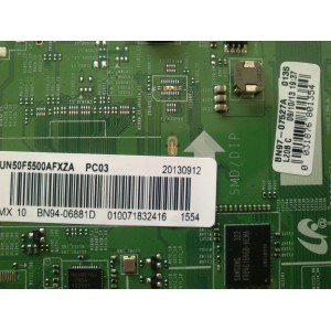 MAIN / SAMSUNG BN94-06881D / BN97-07527A / BN41-01958A / MODELO UN50F5500AFXZA NH04	