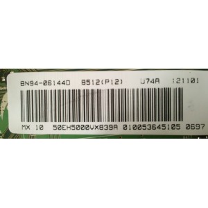 MAIN / SAMSUNG BN94-06144D / BN97-06523C / BN41-01778B / MODELO UN50EH5000VXZA MH01	