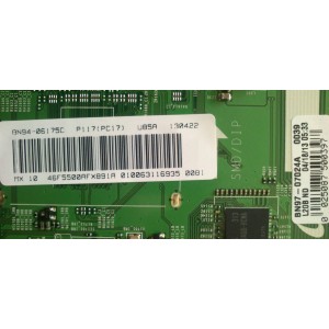 MAIN / SAMSUNG BN94-06175C / BN97-07024A / BN41-01958A / MODELO UN46F5500AFXZA TS01	
