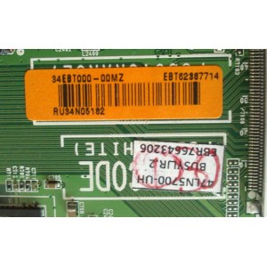 MAIN / LG EBT62387714 / EAX64872104(1.0) / EBR76643206 / MODELO 47LN5700-UH.BUSYLJR	