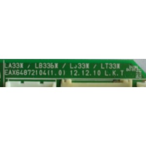 MAIN / LG EBT62387714 / EAX64872104(1.0) / EBR76643206 / MODELO 47LN5700-UH.BUSYLJR	
