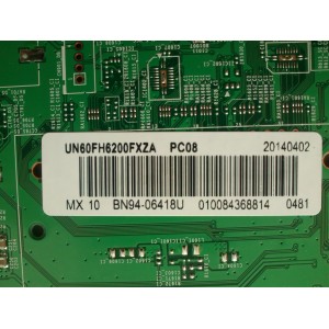 MAIN / SAMSUNG BN94-06418U / BN97-08461A / BN97-06546E / BN41-01812A / MODELO UN60FH6200FXZA HH01 / PANEL DF600CGSV2H
