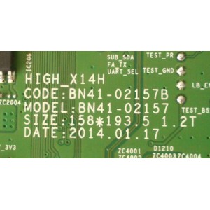 MAIN / SAMSUNG BN94-07259E / BN97-08043A / BN41-02157B / MODELO UN55H6350AFXZA TH01 / PANEL CY-GH055CSLV1H