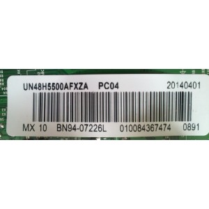 MAIN / SAMSUNG BN94-07226L / BN97-08154D / BN41-02157B / MODELO UN48H5500AFXZA TS01	