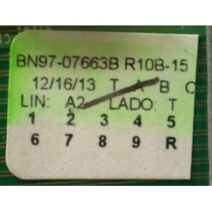 T-CON / SAMSUNG BN96-28944A / BN41-01947A / BN97-07663B / PARTES SUSTITUTAS BN95-00944C / BN96-28943A / BN95-00944B / PANEL´S CY-DF600CGSV3H / LTJ550HW13-V / MODELOS UN55FH6030 / UN55FH6030FXZA TH01 / UN60FH6003 / UN60FH6003FXZA HH01