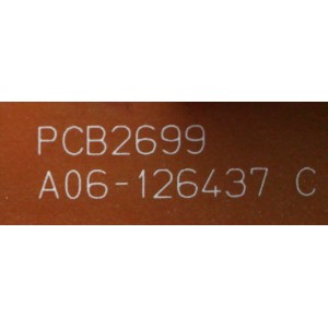 BACKLIGHT INVERSOR SUB / SONY A-1251-295-B / A06-126437 C / A06-126436 C / PCB2698 / PCB2699 / CSN307-00 / MODELO KDL-46S2000 RIGHT	