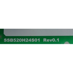 BACKLIGHT INVERSOR RU / SAMSUNG / SONY LJ97-01626B / SSB520H24S01 REV0.1 / MODELO KDL-52XBR6 RU	