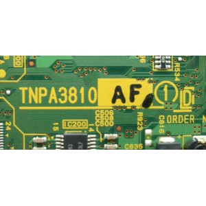 MAIN LOGICA / PANASONIC TNPA3810AF / TNPA3810 / MODELO TH-37PX60U	