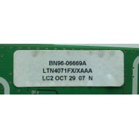 DRIVE PARA T-CON / SAMSUNG BN96-06669A / BN97-01751F / BN41-00944A / MODELO LNT4671FX/XAA	