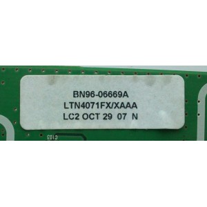 DRIVE PARA T-CON / SAMSUNG BN96-06669A / BN97-01751F / BN41-00944A / MODELO LNT4671FX/XAA	