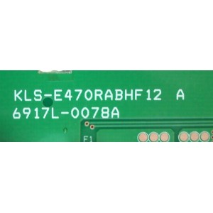 LED DRIVER PARA TV VIZIO / NUMERO DE PARTE 6917L-0078A / KLS-E470RABHF12 / 078A / KLS-E470RABHF12A / PANEL'S LC470EUA (AE)(M1) / LC470EUN (SE)(F1) / LC470EUN (SE)(M1) / MODELOS TC-L47E5 / M3D470KDE LTYPMK / E47 CE4701-EUNSEM2 / DETC470M