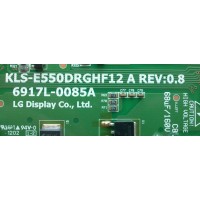 LED DRIVER VIZIO / PANASONIC 6917L-0085A / KLS-E550DRGHF12A / 085A / PANEL LC550EUD (SE)(F3) / MODELOS TC-L55ET5 / M3D550KD / M3D550KD LTYPMLEN