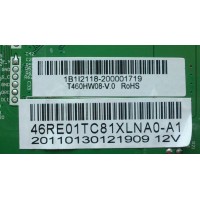 MAIN / RCA 46RE01TC81XLNA0-A1 / 1B1I2118 / T.RSC8.1B / 10516 / MODELO 46LA45RQ / PANEL T460HW08 V.0 