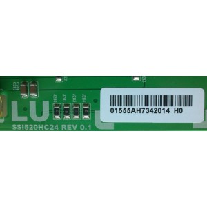 BACKLIGHT INVERSOR LU / TOSHIBA LJ97-01555A / 01555A / 8A_125V8A_125V / SSI520HC24 / MODELO 52HL167	