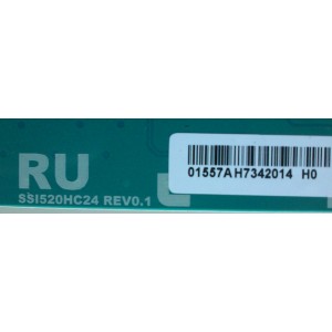 BACKLIGHT INVERSOR RU / SAMSUNG / TOSHIBA LJ97-01557A / 01557A / SSI520HC24 / MODELO 52HL167	