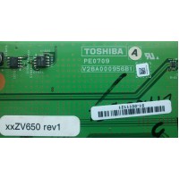 MAIN / TOSHIBA 75015873 / PE0709A / V28A000956B1 / MODELO 55ZV650U	