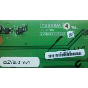 MAIN / TOSHIBA 75015873 / PE0709A / V28A000956B1 / MODELO 55ZV650U	