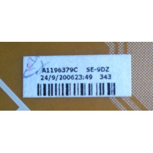 TARJETA D3 / SONY A-1196-379-C / A1196379C / 1-869-948-12 / 172726812 / MODELO KDL-46XBR2	