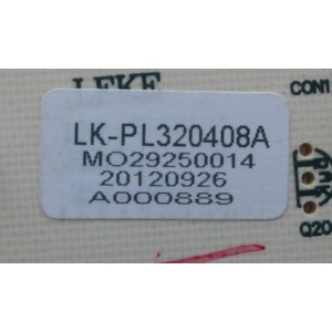 FUENTE DE PODER / APEX LK-PL320408A / MO29250014 / CQC04001011196 / MODELO LE3242	