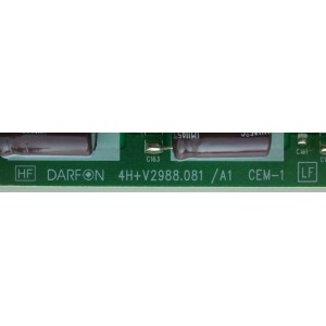 BACKLIGHT INVERTER / INSIGNIA / HITACHI / SANYO 19.42T08.004 / 1942T08004 / 4H+V2988.081/A1 / PANEL T420HW06 V.5 / MODELOS L42S504 / S-L42Q-10A / NS-42L550A11 / DP42410 P42410-00