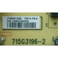 FUENTE DE PODER / INSIGNIA ADTV92421QAD / 92421QAD / 715G3196-2 / MODELO NS-L42Q-10A	