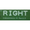 BACKLIGHT INVERTER RIGHT (DERECHO) / 1-789-840-12 / SSB460HA24-R / 01183B / AT26111(1) / MODELO KDL-46V3000	