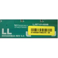 BACKLIGHT INVERTER LL / MITSUBISHI LJ97-01499B / LJ97-01499B LL / 01499B / SSI520HB24 REV 0.5 / MODELO LT-52148	