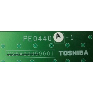 MAIN / TOSHIBA 75008928 / PE0440A / TMX-PE0440A / PE0440A-1 / V28A00059601 / DS-1107 / MODELO 37HL67S	