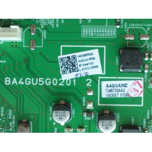 MAIN / PHILIPS A4GUAMZ / BA4GU5G0201 2 / A4GUA-MMA / MODELO 50PFL4709	
