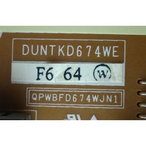 FUENTE / BACKLIGHT / SHARP DUNTKD674WEF6 / DUNTKD674WE / QPWBFD674WJN1 / MODELO LC-15AV6U	